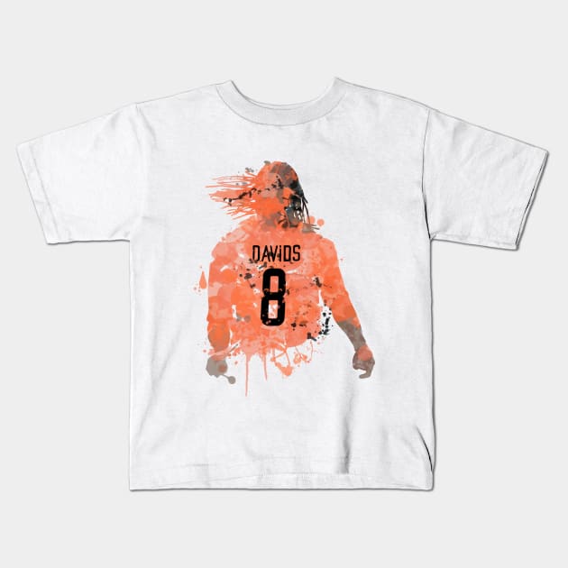 Edgar Davids - Dutch Legend Kids T-Shirt by FootballArcade